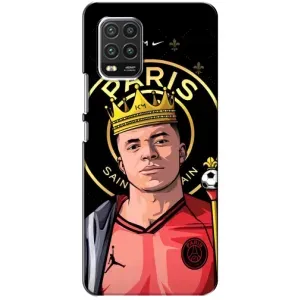 Чехол (TPU) с Футболистом на Xiaomi Mi 10 Lite (Mbappe King)