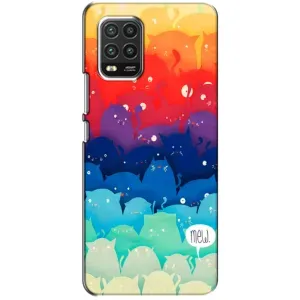 Силіконовий чохол з котиком для Xiaomi Mi 10 Lite (Mew)
