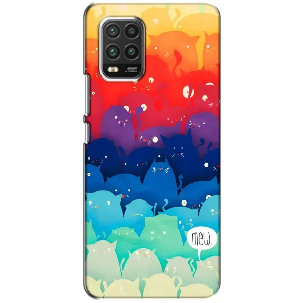 Чехол с рисунком «Mew» для Xiaomi Mi 10 Lite