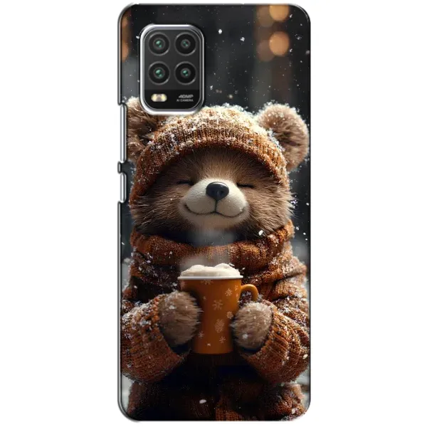 Чехол с рисунком «Медвежонок с кофе» для Xiaomi Mi 10 Lite Чехол с рисунком «Медвежонок с кофе» для Xiaomi Mi 10 Lite