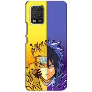 Купить Чехлы на телефон с принтом Anime для Xiaomi Mi 10 Lite (Naruto Vs Sasuke)