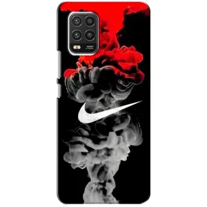 Силіконовый Чохол на Xiaomi Mi 10 Lite з картинкою НАЙК (Nike дим)