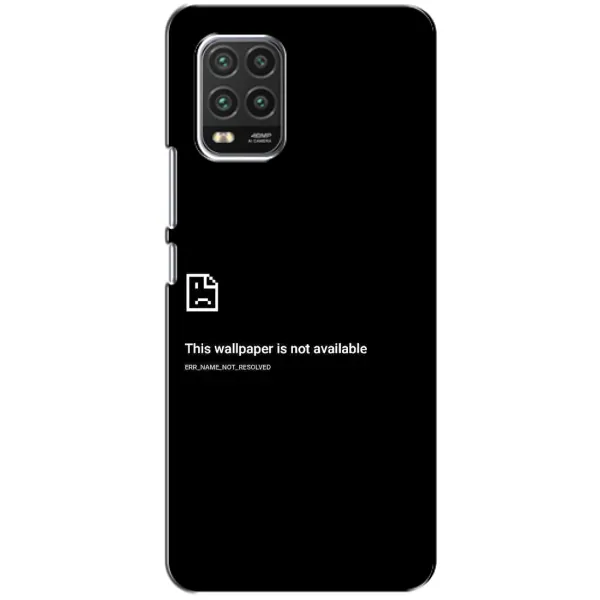 Чехол с рисунком «Ошибка» для Xiaomi Mi 10 Lite Чехол с рисунком «Ошибка» для Xiaomi Mi 10 Lite