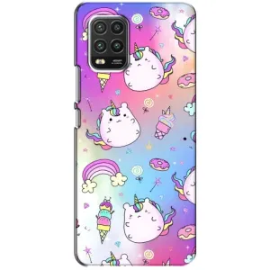 Чохол Unicorn на Xiaomi Mi 10 Lite (Веселка і Єдинорог)