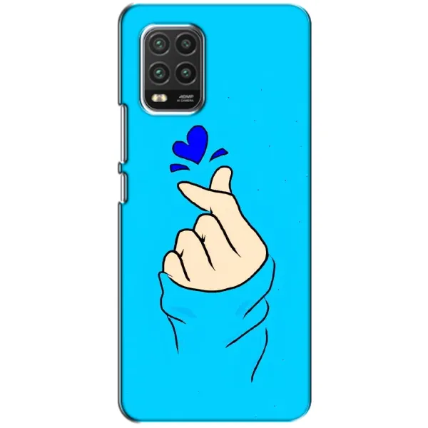 Чехол с рисунком «Сердце на синем» для Xiaomi Mi 10 Lite Чехол с рисунком «Сердце на синем» для Xiaomi Mi 10 Lite