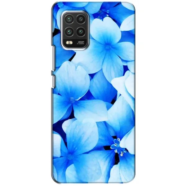Чехол с рисунком «Синие цветы» для Xiaomi Mi 10 Lite Чехол с рисунком «Синие цветы» для Xiaomi Mi 10 Lite