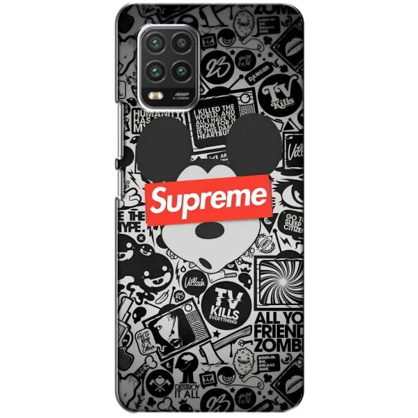 Чехол с рисунком «Supreme Маус» для Xiaomi Mi 10 Lite Чехол с рисунком «Supreme Маус» для Xiaomi Mi 10 Lite
