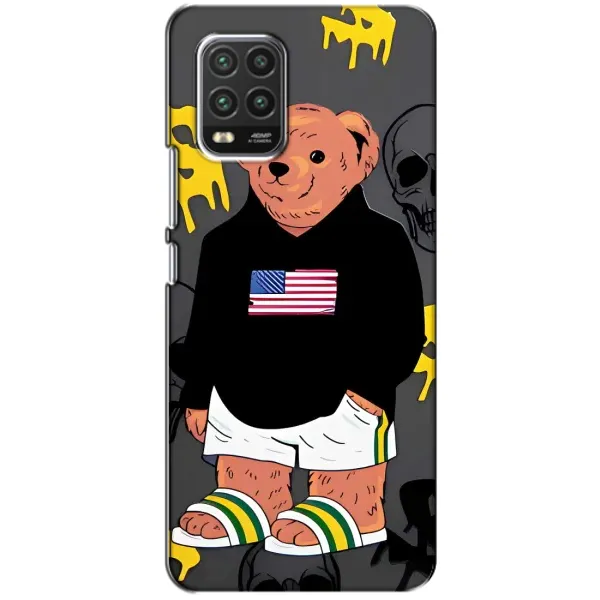 Чехол с рисунком «Teddy USA» для Xiaomi Mi 10 Lite Чехол с рисунком «Teddy USA» для Xiaomi Mi 10 Lite