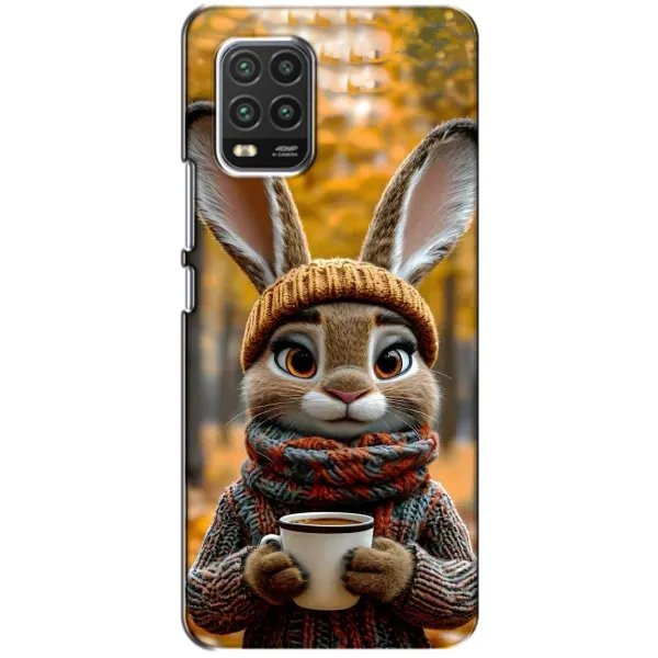 Чехол с рисунком «Зайчик с кофе» для Xiaomi Mi 10 Lite Чехол с рисунком «Зайчик с кофе» для Xiaomi Mi 10 Lite