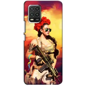 ЗСУ Чохли (TPU) для Xiaomi Mi 10 Lite (Жінка солдат)