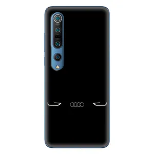 Силіконовий бампер з картинкою машини на Xiaomi Mi 10 Pro (Сілует Audi)