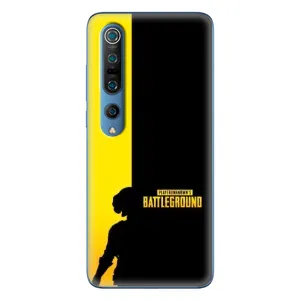 Чехол (TPU) с картинкой "Лого Пабг" на Ми 10 Про (Battlegrounds)