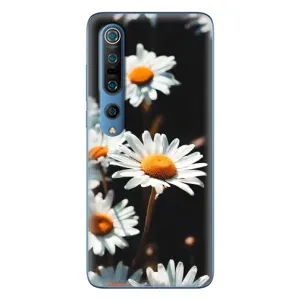 Чехол с ромашками на Xiaomi Mi 10 Pro (Белые ромашки)