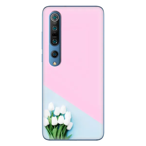 Чехол с рисунком «Белые тюльпаны» для Xiaomi Mi 10 Pro Чехол с рисунком «Белые тюльпаны» для Xiaomi Mi 10 Pro