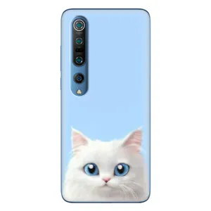 Чехол на тематику: Коты для Xiaomi Mi 10 Pro (Белый кот)