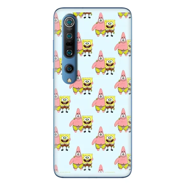 Чехол с рисунком «Боб и Патрик» для Xiaomi Mi 10 Pro