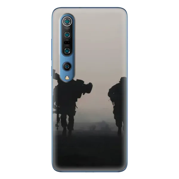 Чехол с рисунком «Бой солдат» для Xiaomi Mi 10 Pro
