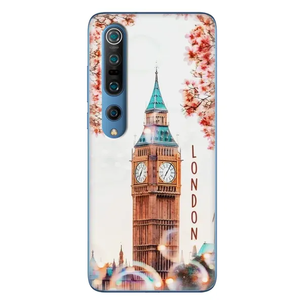 Чехол с рисунком «Часы Лондон» для Xiaomi Mi 10 Pro