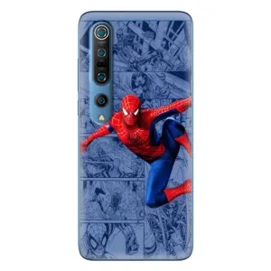 Силиконовый Чехол для Xiaomi Mi 10 Pro (Человек Паук)