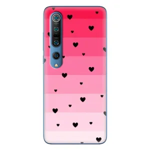 Чехлы с тематикой "Маленькие Сердечки" на Xiaomi Mi 10 Pro (Чорные сердечки)