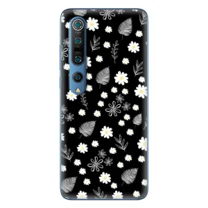 Чехлы с тематикой "ЦВЕТЫ" на Xiaomi Mi 10 Pro (цветение на чорном)