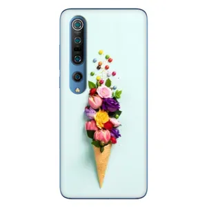 Чехлы с тематикой "ЦВЕТЫ" на Xiaomi Mi 10 Pro (Цветок-мороженное)