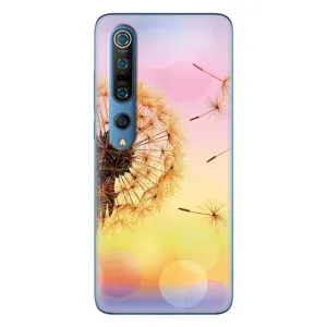 Силиконовый Чехол с одуванчиками на Xiaomi Mi 10 Pro (Цветок-одуванчик)