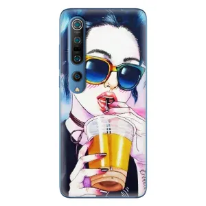 Чохол з картинкою Модні Дівчата Xiaomi Mi 10 Pro (Дівчина з коктейлем)