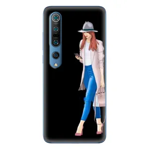 Чохол з картинкою Модні Дівчата Xiaomi Mi 10 Pro (Дівчина з телефоном)