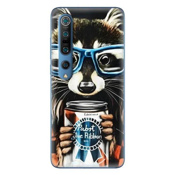 Чехол с рисунком «Енот в очках» для Xiaomi Mi 10 Pro Чехол с рисунком «Енот в очках» для Xiaomi Mi 10 Pro