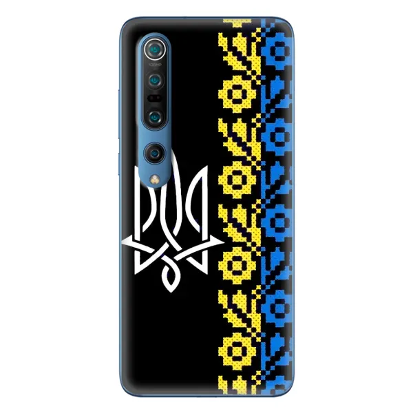 Чехол с рисунком «Герб и вышыванка» для Xiaomi Mi 10 Pro Чехол с рисунком «Герб и вышыванка» для Xiaomi Mi 10 Pro
