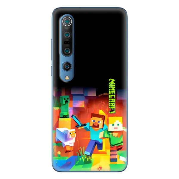 Чехол с рисунком «Герой Майнкрафт» для Xiaomi Mi 10 Pro Чехол с рисунком «Герой Майнкрафт» для Xiaomi Mi 10 Pro