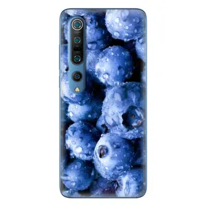 Чехол с изображением вкусной еды для Xiaomi Mi 10 Pro (Голубика)
