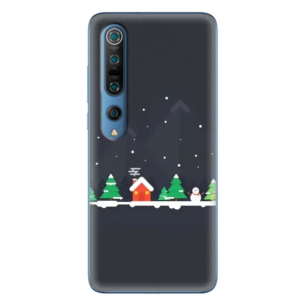 Чехол с рисунком «Город зимний» для Xiaomi Mi 10 Pro Чехол с рисунком «Город зимний» для Xiaomi Mi 10 Pro
