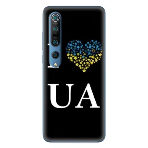 Силиконовый Чехол на Xiaomi Mi 10 Pro (Я-Украина) (I Love UA)