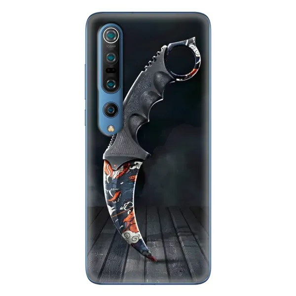 Чехол с рисунком «Кинжал КС ГО» для Xiaomi Mi 10 Pro Чехол с рисунком «Кинжал КС ГО» для Xiaomi Mi 10 Pro