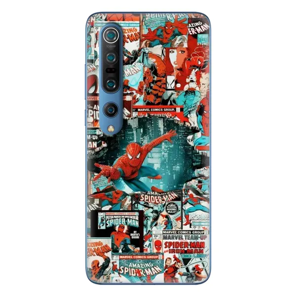 Чехол с рисунком «Комиксы Человек Паук» для Xiaomi Mi 10 Pro Чехол с рисунком «Комиксы Человек Паук» для Xiaomi Mi 10 Pro