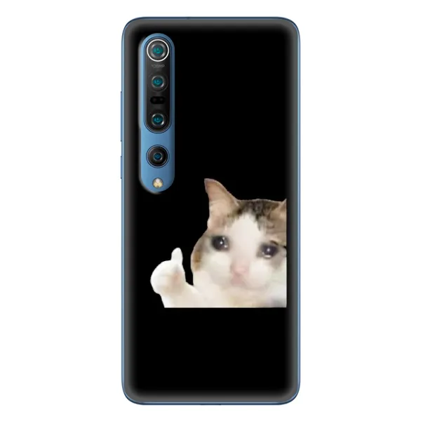 Чехол с рисунком «Кот в слезах» для Xiaomi Mi 10 Pro