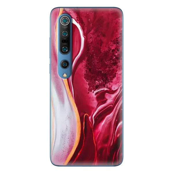 Чехол с рисунком «Красный мрамор» для Xiaomi Mi 10 Pro Чехол с рисунком «Красный мрамор» для Xiaomi Mi 10 Pro