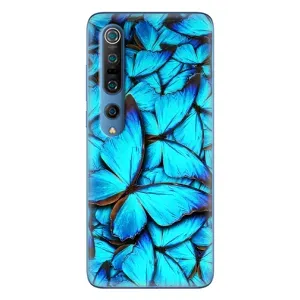 Силиконовый бампер с картинкой животных для Xiaomi Mi 10 Pro (Крылья бабочек)