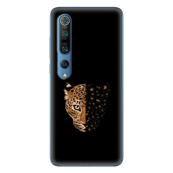 Чехол с рисунком «Леопард на черном» для Xiaomi Mi 10 Pro Чехол с рисунком «Леопард на черном» для Xiaomi Mi 10 Pro