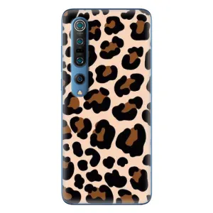 Чехол с леопардовым принтом на Xiaomi Mi 10 Pro (Леопардовый принт)
