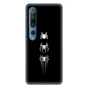 Чехол Супергерой Человека Паука на Xiaomi Mi 10 Pro (Лого паука)
