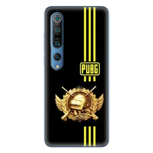 Чехол (TPU) с картинкой "Лого Пабг" на Ми 10 Про (Лого PUPG)