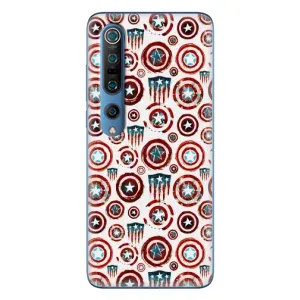 Чехол с Щитом Капитана Америки на Xiaomi Mi 10 Pro (Марвел щиты)