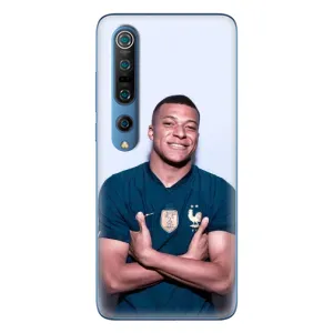 Чехол (TPU) с Футболистом на Xiaomi Mi 10 Pro (Мбаппешичка)