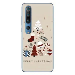 Чехол Санта Клаус для Xiaomi Mi 10 Pro (Merry Christmas)