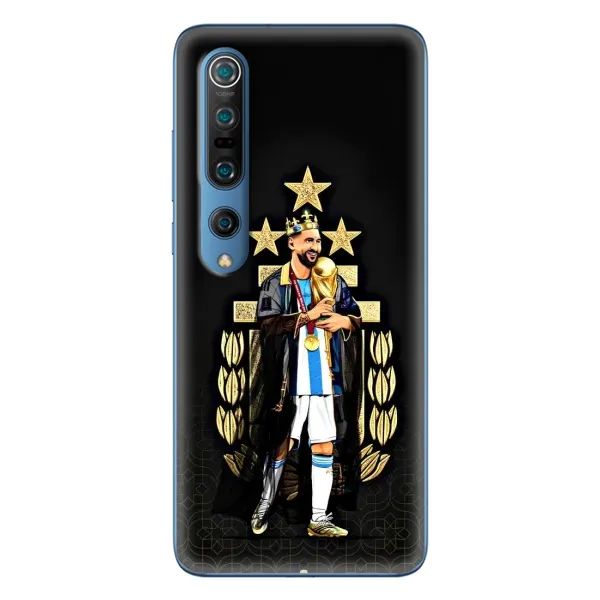 Чехол с рисунком «Месси король» для Xiaomi Mi 10 Pro