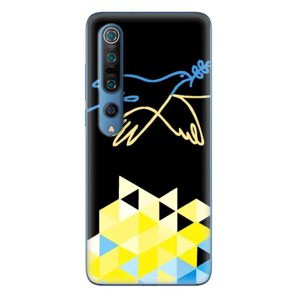 Чехол с рисунком «Мир для Украины» для Xiaomi Mi 10 Pro Чехол с рисунком «Мир для Украины» для Xiaomi Mi 10 Pro