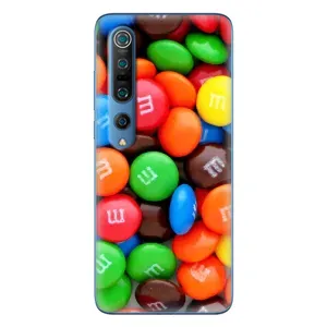 Чехол с изображением вкусной еды для Xiaomi Mi 10 Pro (Разноцветные M&M'S)